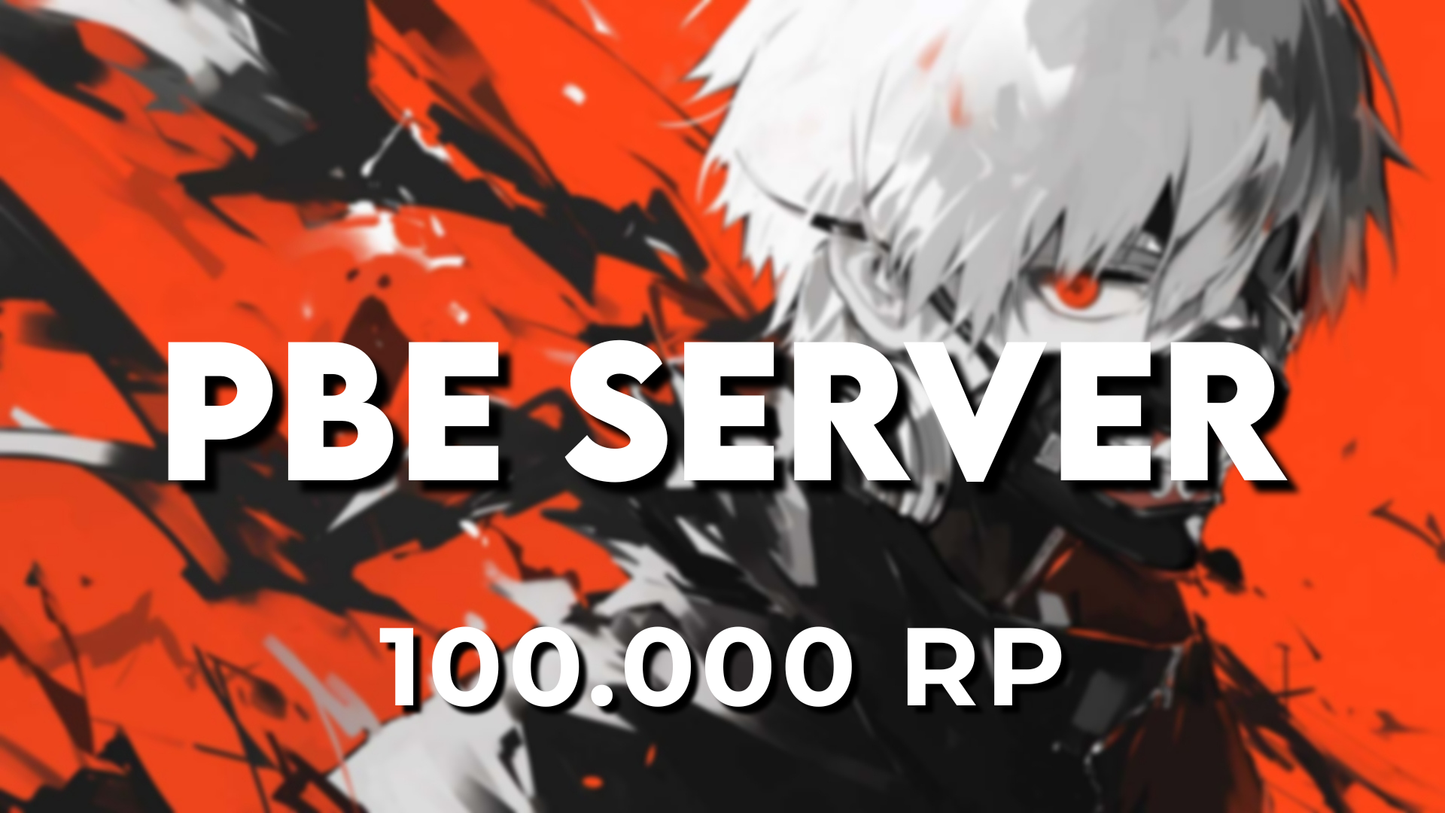 {PBE} Cuenta Test Server - 100.000 RP
