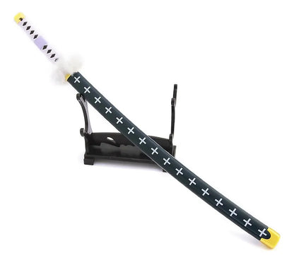 Trafalgar D. Water Law Katana Con Funda 25cm Metal
