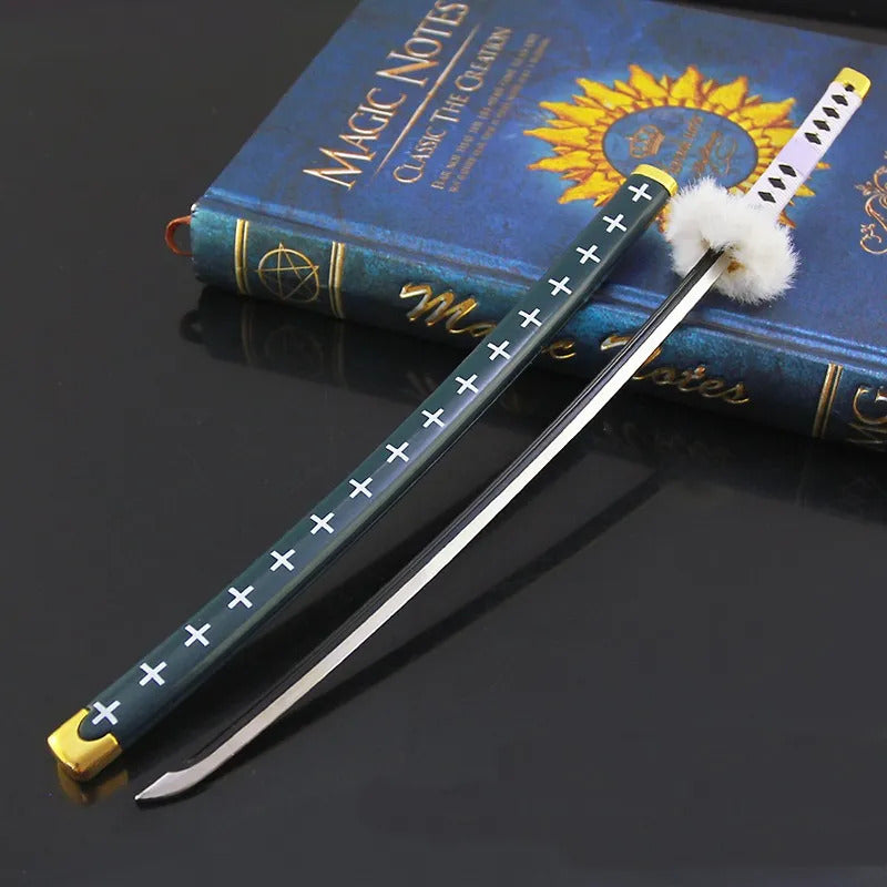 Trafalgar D. Water Law Katana Con Funda 25cm Metal