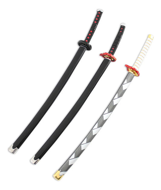 Set 3 Katanas de Demon Slayer 27 cm