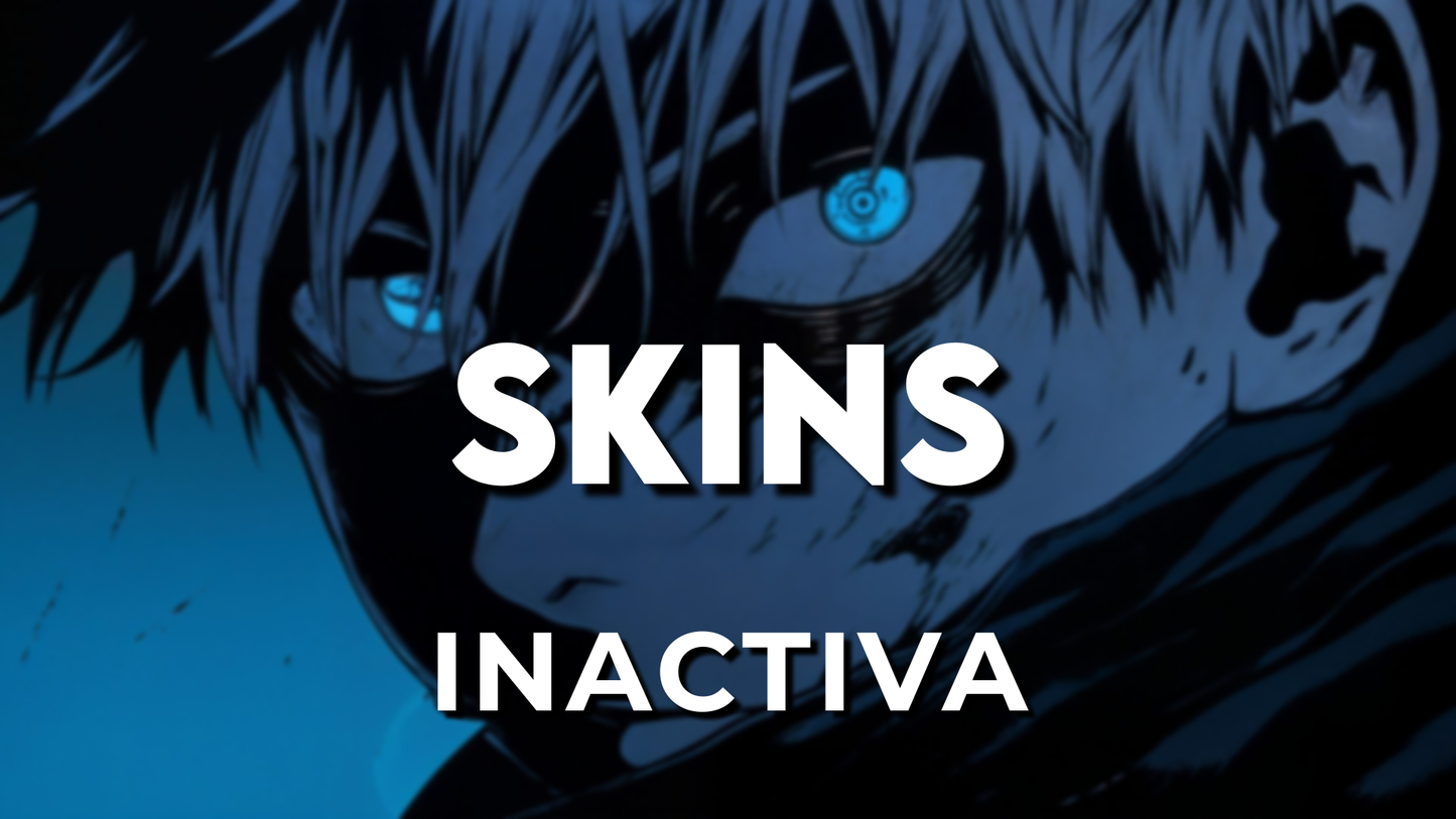 {LAS} Cuenta con SKINS - INACTIVA