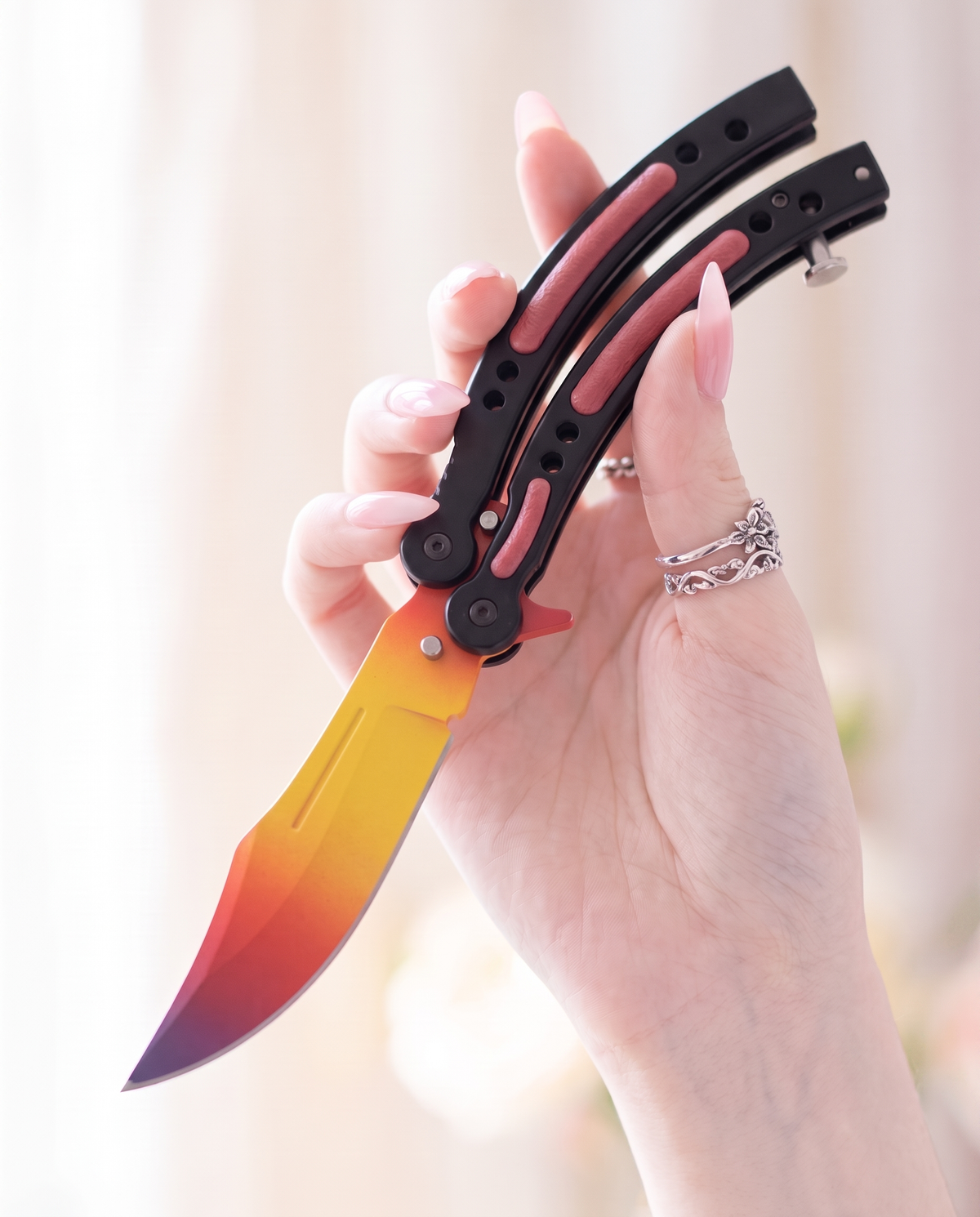Cuchillo Mariposa de 25 CM